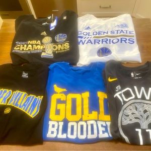 Golden State Warriors T-Shirt Bundle x5 (sz. L/XL)